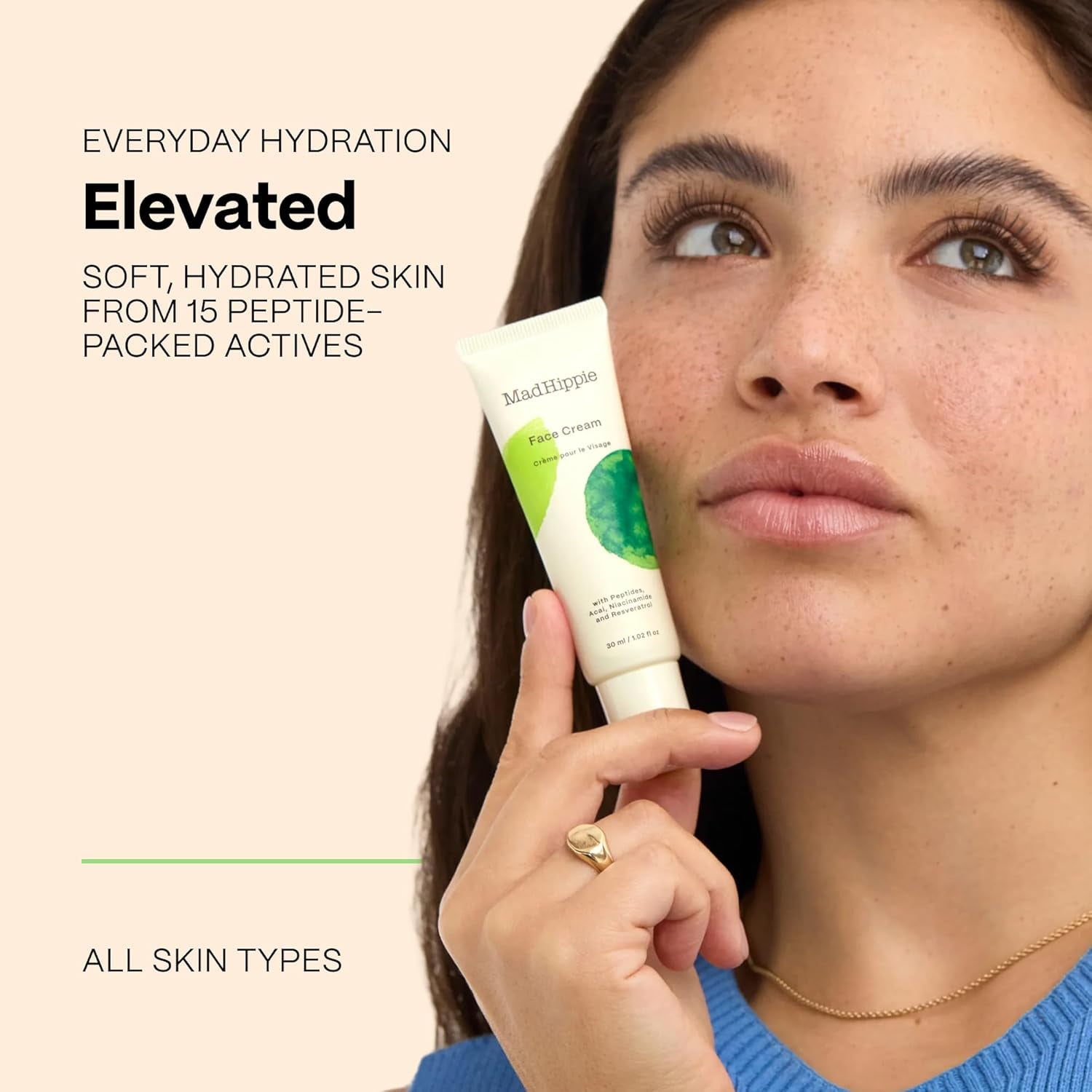 Face Cream – Age-Defying Face Moisturizer & Skin Tightening Cream with Niacinamide, Advanced Peptides & Argan Oil 1.02 Oz