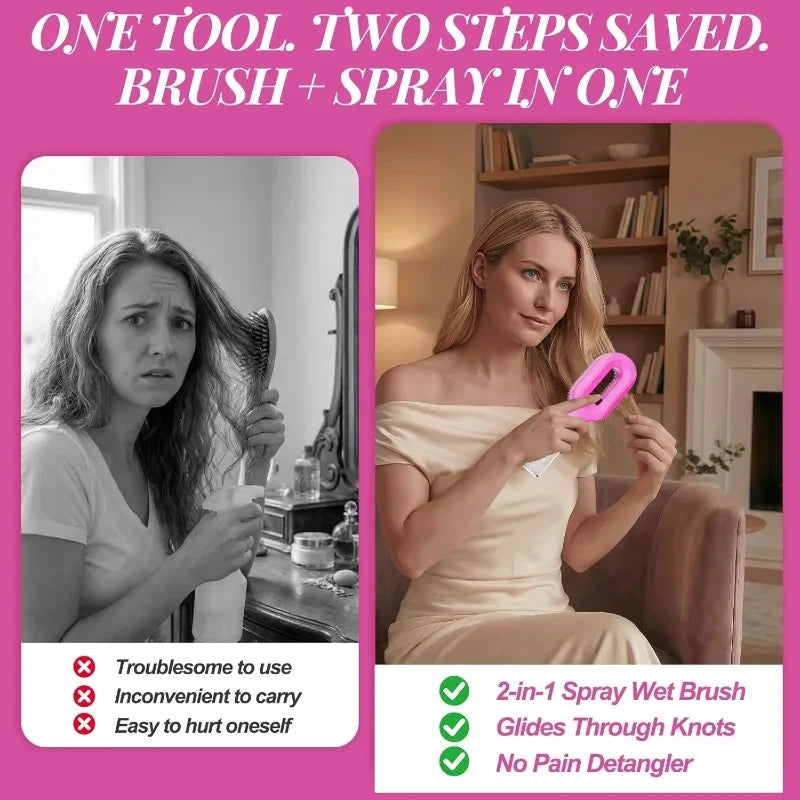 2-in-1 Hydrating Detangling Brush