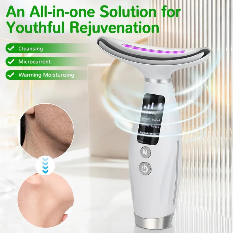 7-Color EMS Facial Massager