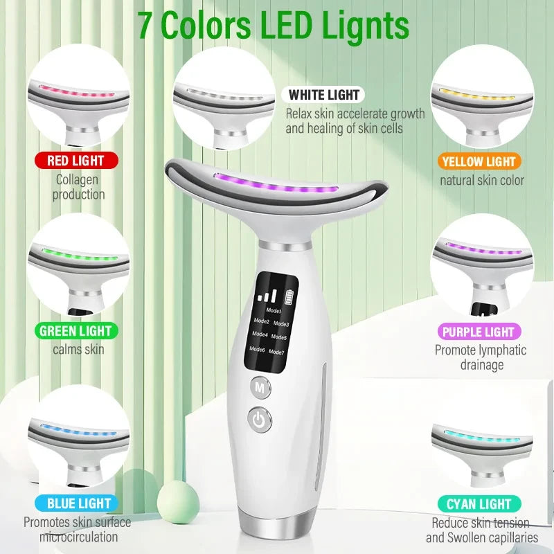 7-Color EMS Facial Massager