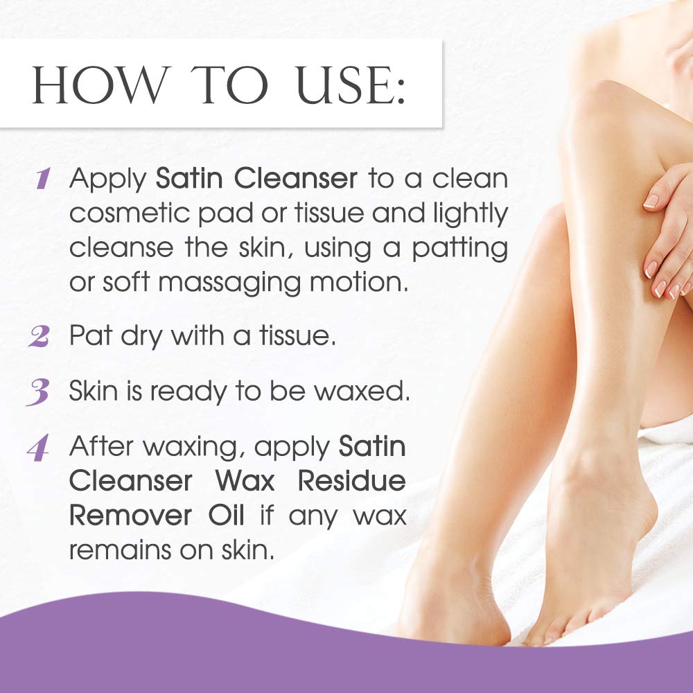 Pre-Wax Cleanser - Antiseptic Formula for Effective Skin Preparation, Deep Cleansing, and Irritation-Free Waxing, 16 Oz