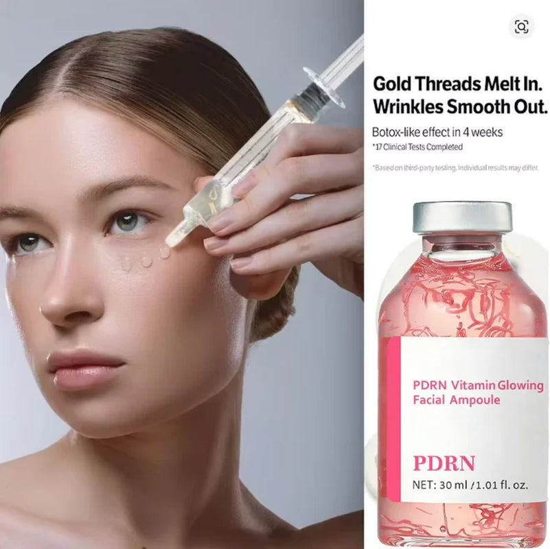 Deep Collagen Essence - Peptide Intensive Activation, Pink PDRN Stem Cell Ampoule, Brightening, Moisturizing, Skincare