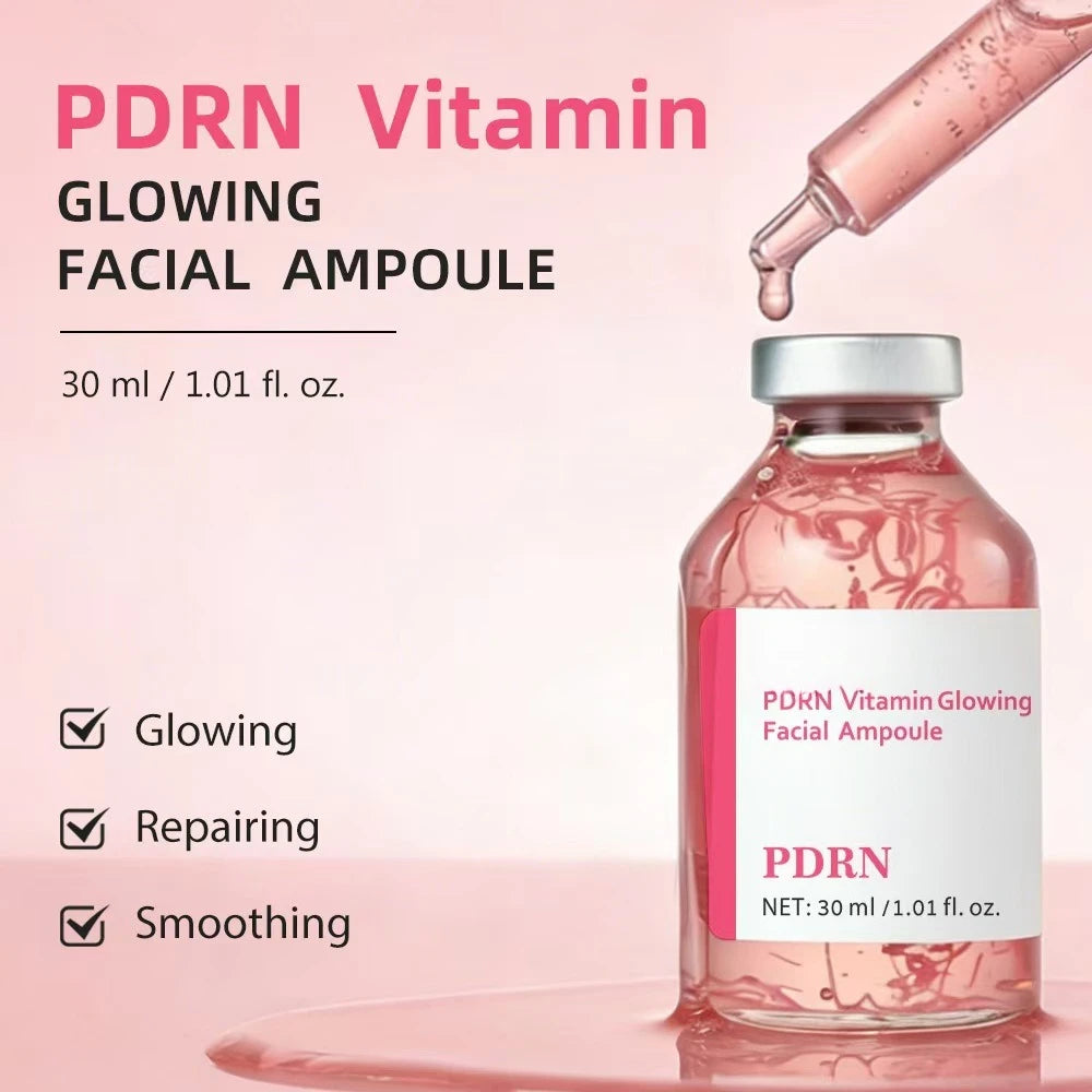 Deep Collagen Essence - Peptide Intensive Activation, Pink PDRN Stem Cell Ampoule, Brightening, Moisturizing, Skincare