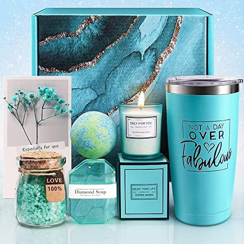 Mothers Day Gifts for Mom Wife, Birthday Gifts for Women Sister Best Friend Daughter Her, Relaxing Spa Gift Basket Set, Unique Coworker Teacher Nurse Gift Ideas for Women | Happy Birthday Mothers Day Christmas Self Care Relaxing Spa Gift Basket Set, Coworker Teacher Nurse Gift Ideas for Women