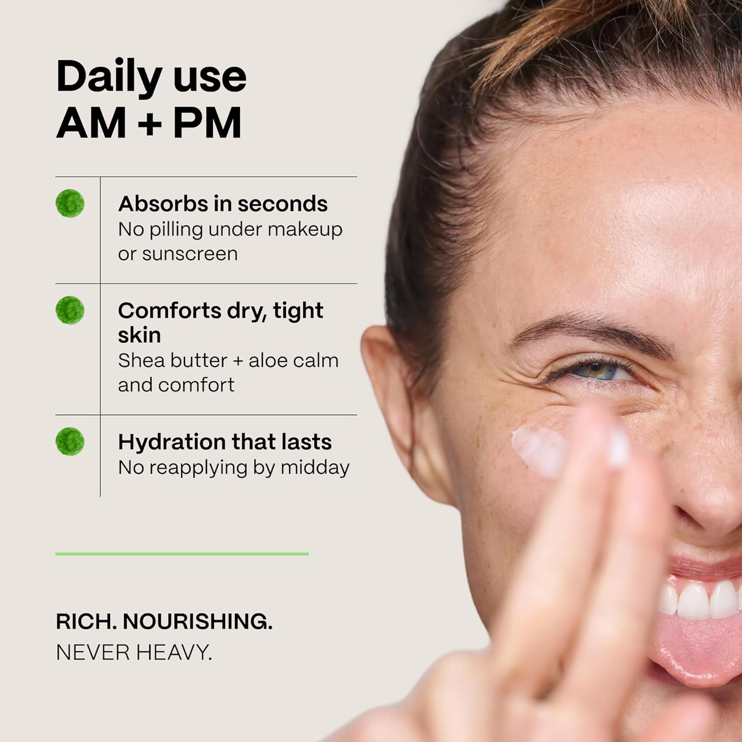 Face Cream – Age-Defying Face Moisturizer & Skin Tightening Cream with Niacinamide, Advanced Peptides & Argan Oil 1.02 Oz